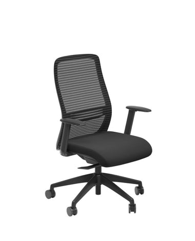 EV Black Ergonomic Task Chair