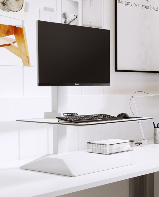 Sit-stand desk convertor